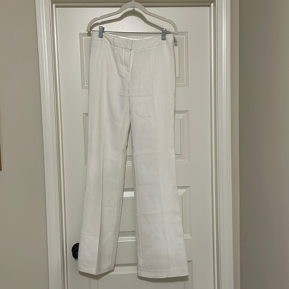 Elie Tahari white trousers.